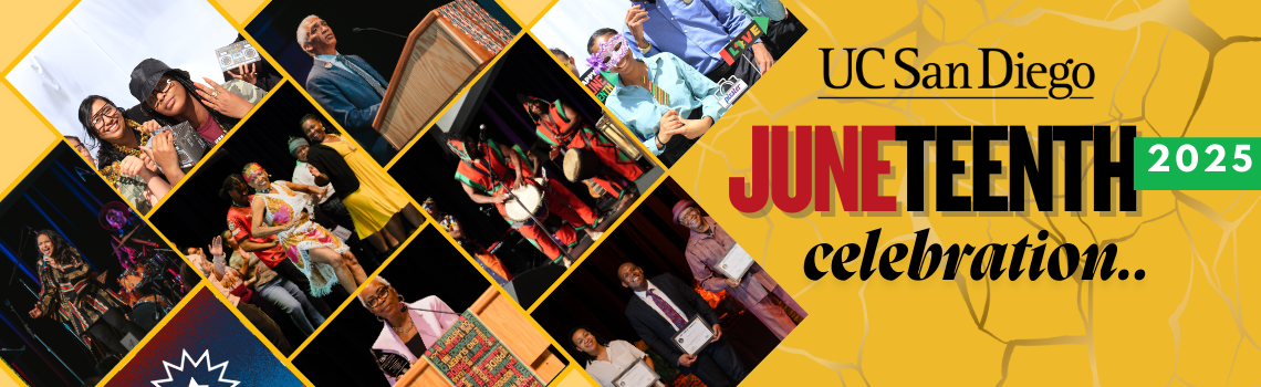 Juneteenth text banner image